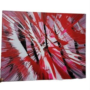 16"x20" custom spin art